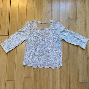 Sheer Lace Blouse